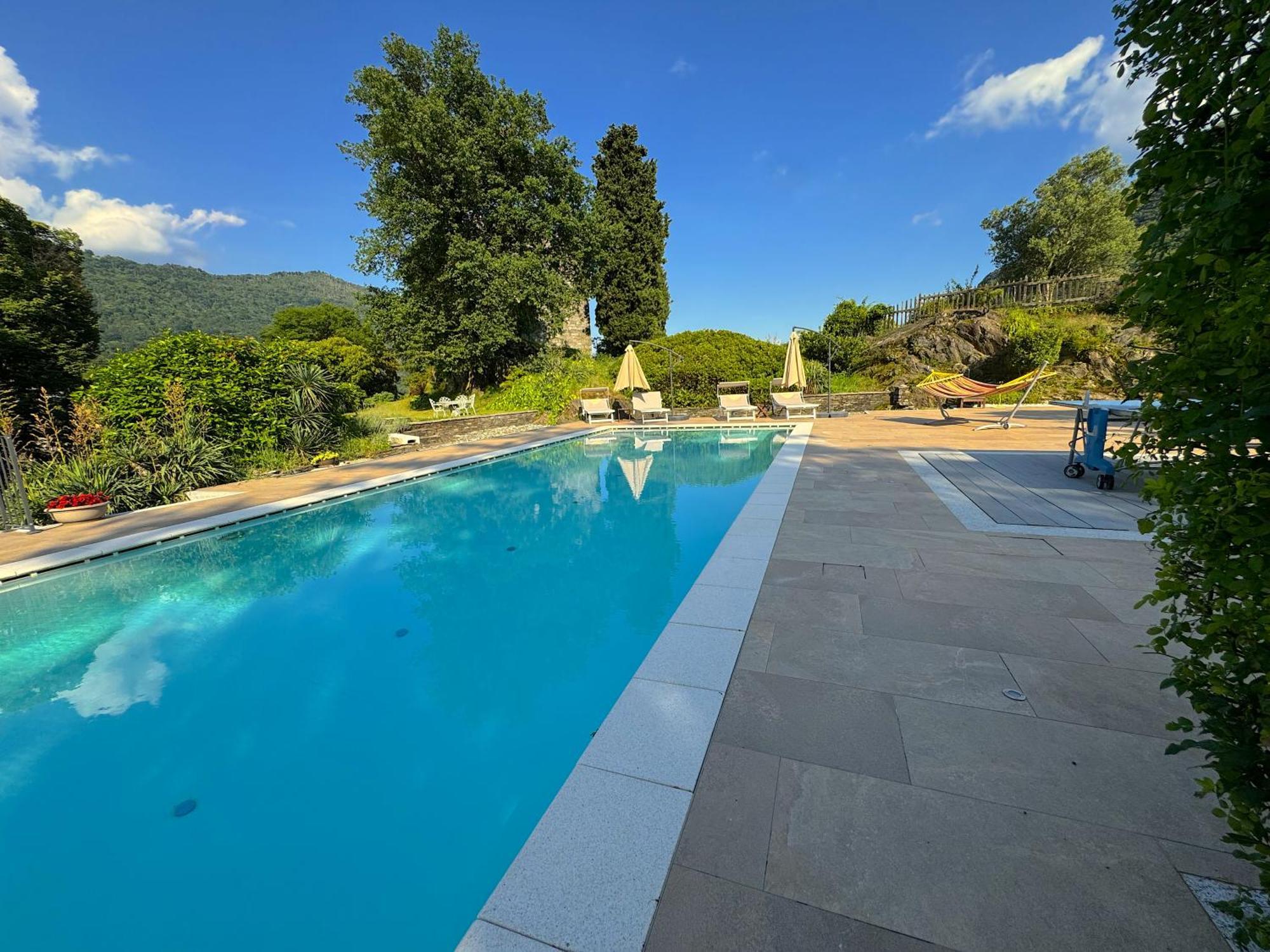 The Comfortable House With Big Pool In The Center Of Мергоццо Экстерьер фото